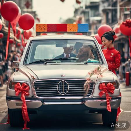 南阳法院警车接亲真相