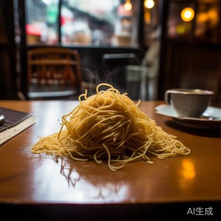 头发意外落入莜面