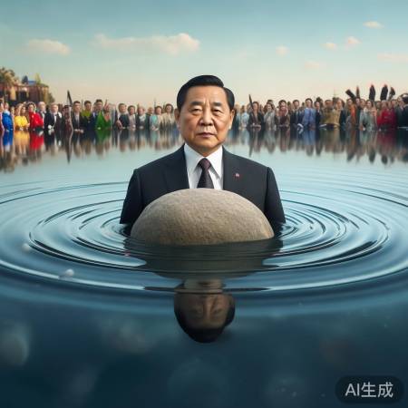 石入湖面，涟漪泛起