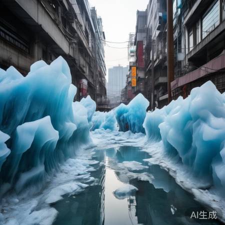 北京冰河时代奇观：网友实拍，自然美景引人瞩目
