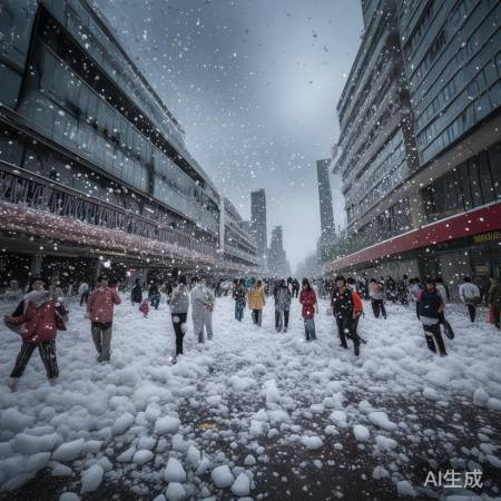 北京冰雹奇观：车盖现气泡膜现象引关注
