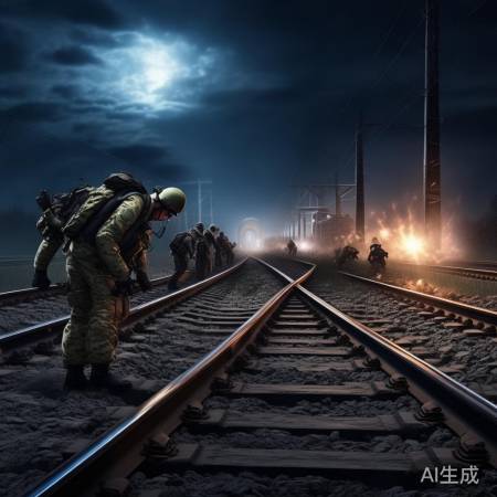 乌克兰军方针对俄铁路系统行动