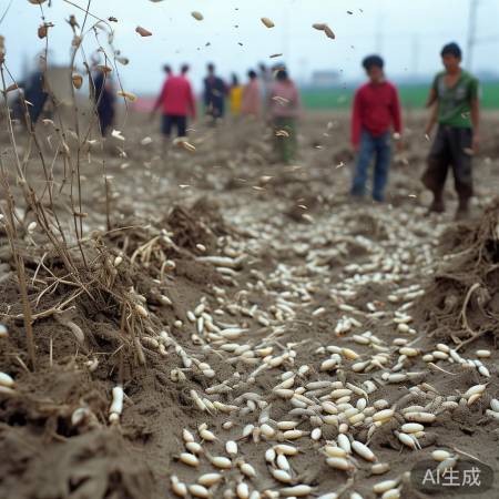 河南多地突发小白虫侵袭，农作物受损严重