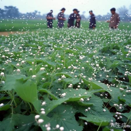 白飞虱因气候异常繁殖