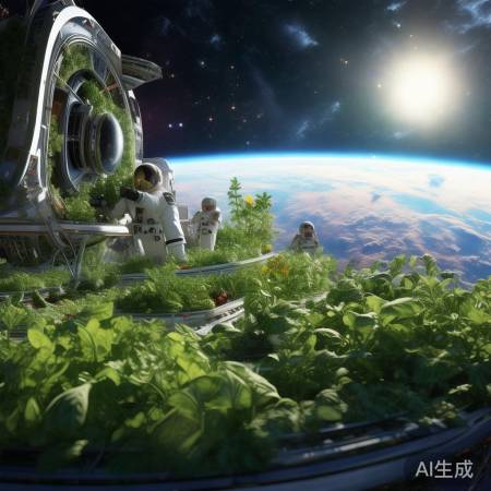 太空菜园喜迎丰收：探索新型农业奇迹