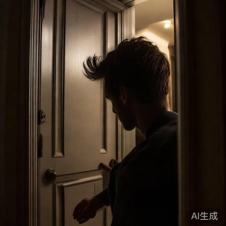 “神秘男子偷窥酒店”