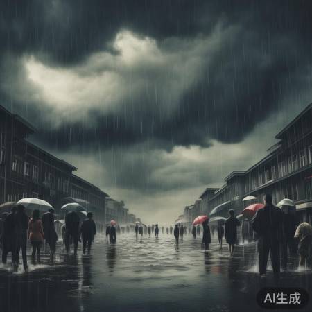 暴雨成因：气候变暖导致