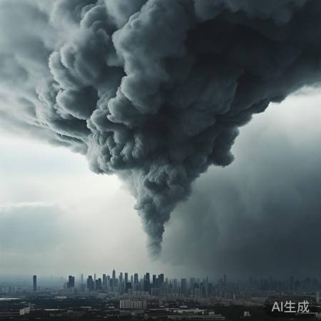 黑云压城，气象奇观