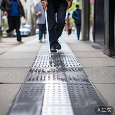 广州不锈钢盲道频现意外，多人摔倒求解决方案