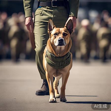勇敢狗狗阅兵场