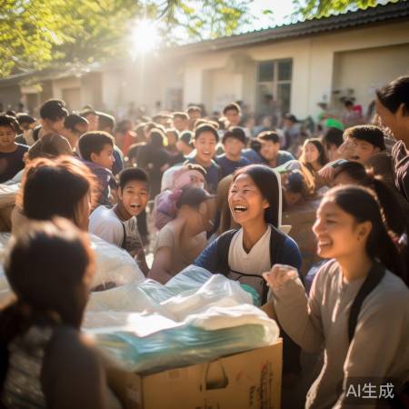广东农民工避台风：学校成临时避风港，共筑安全防线