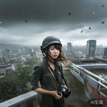 女生独居高层夜遇台风：惊险一幕揭秘