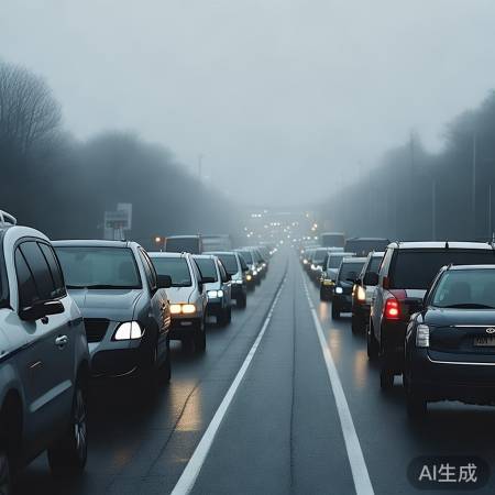 “长假注意高速交通安全”