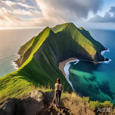 涠洲岛火山岛，壮观海岛风光