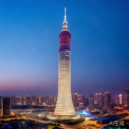 广州塔魅力,点赞分享!