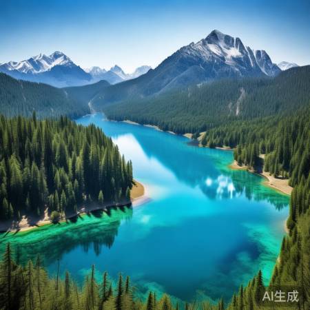 新疆天山，仙境般美景