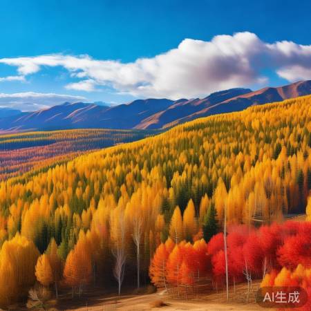 新疆金秋美景