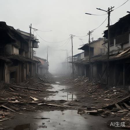 “陇西街头惨不忍睹,末日景象。