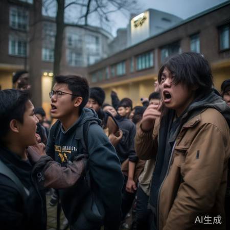 高校快递站冲突：教师遭殴打事件引关注