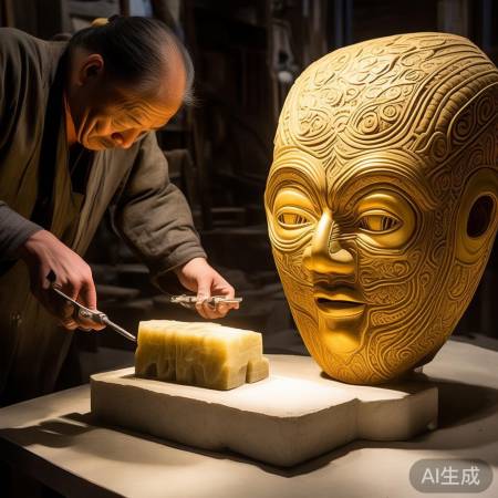 古蜀黄金面具展黄金崇拜