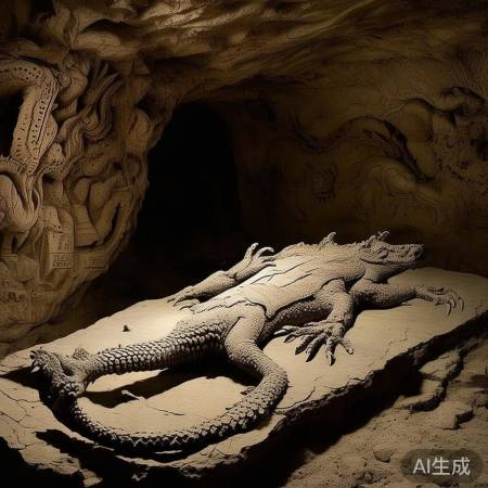 龙骨山神秘龙人化石