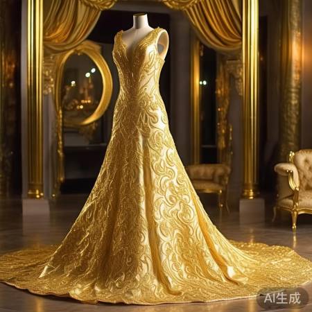 “迪拜黄金婚纱，匠心独运”