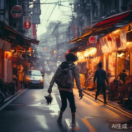 外卖小哥灵活躲避特工引热议
