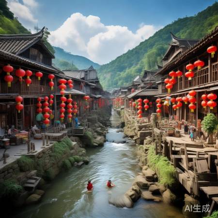 美丽乡村变革图