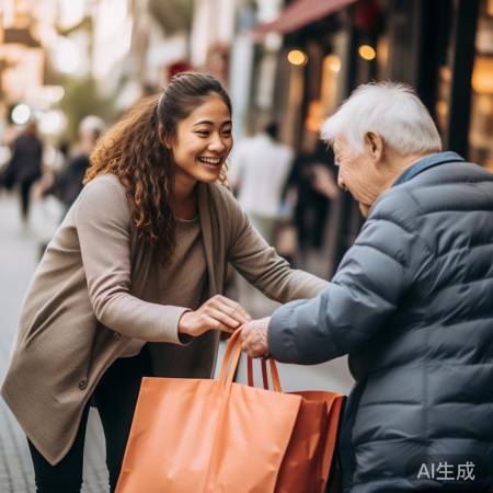 伸出援手,温暖世界