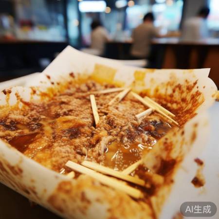 快餐店筷子桶惊人景象