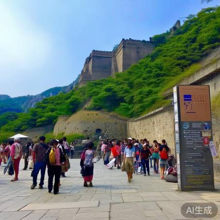 雁门关美景与安全同行