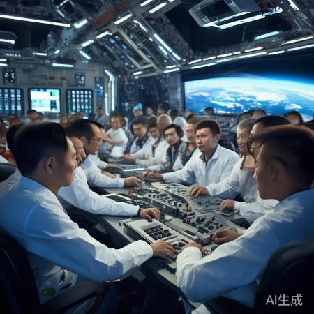 科研人员辛勤筑梦太空