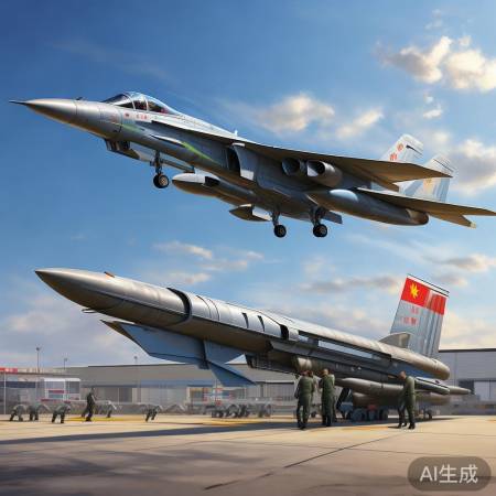 歼-10C与霹雳-15E：近距离领略我国先进战斗机组合风采