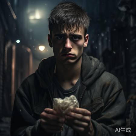 男子为钱吸毒险丧命