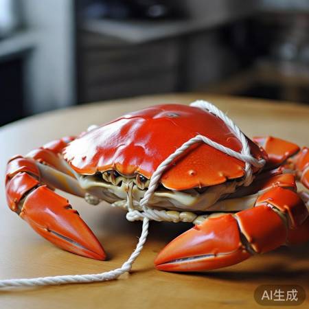 蟹绑一绳，品质保证