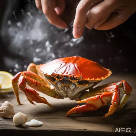 螃蟹新鲜，味道淡