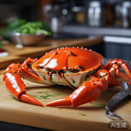 “短时死亡螃蟹可食，需经验技巧