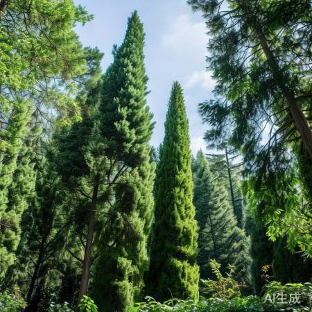 老虎山树木繁多,遮阳避雨