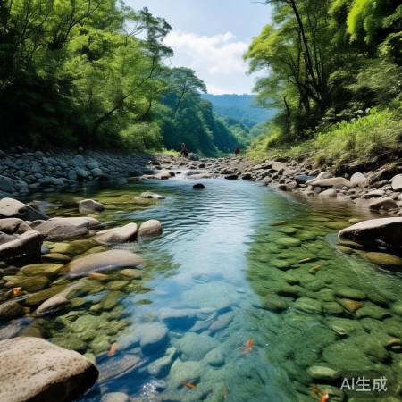 老虎山溪水潺潺