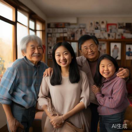 家人全力支持晓梅追梦