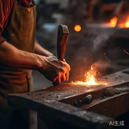 打铁技艺复杂，挑战与魅力并存