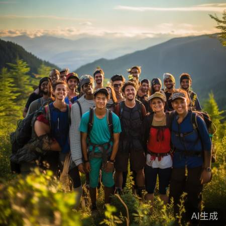 徒步结识朋友，离别感人至深