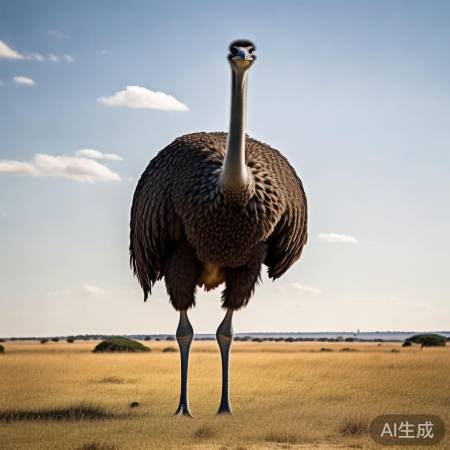 巨型三龄鸵鸟震撼登场