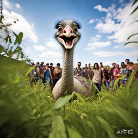 鸵鸟未来可期,欢乐无限