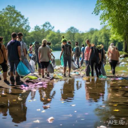 共同维护水库环境