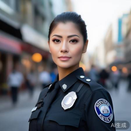 警花回头惊艳网友