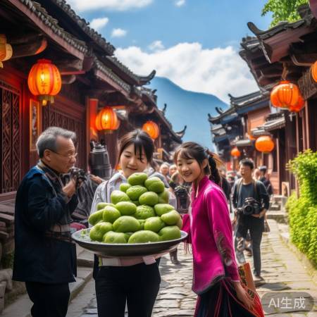 丽江古城绿豆之旅