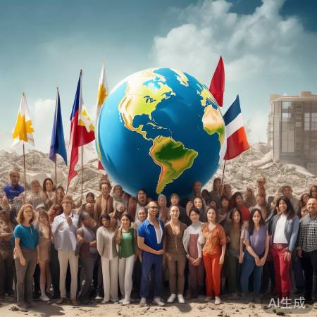 全球关注，人道援助，团结战胜灾