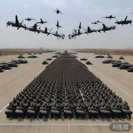 朝鲜阅兵规模震撼