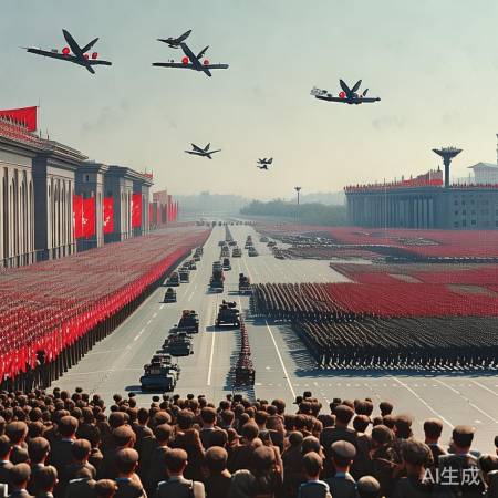 朝鲜阅兵震撼全球